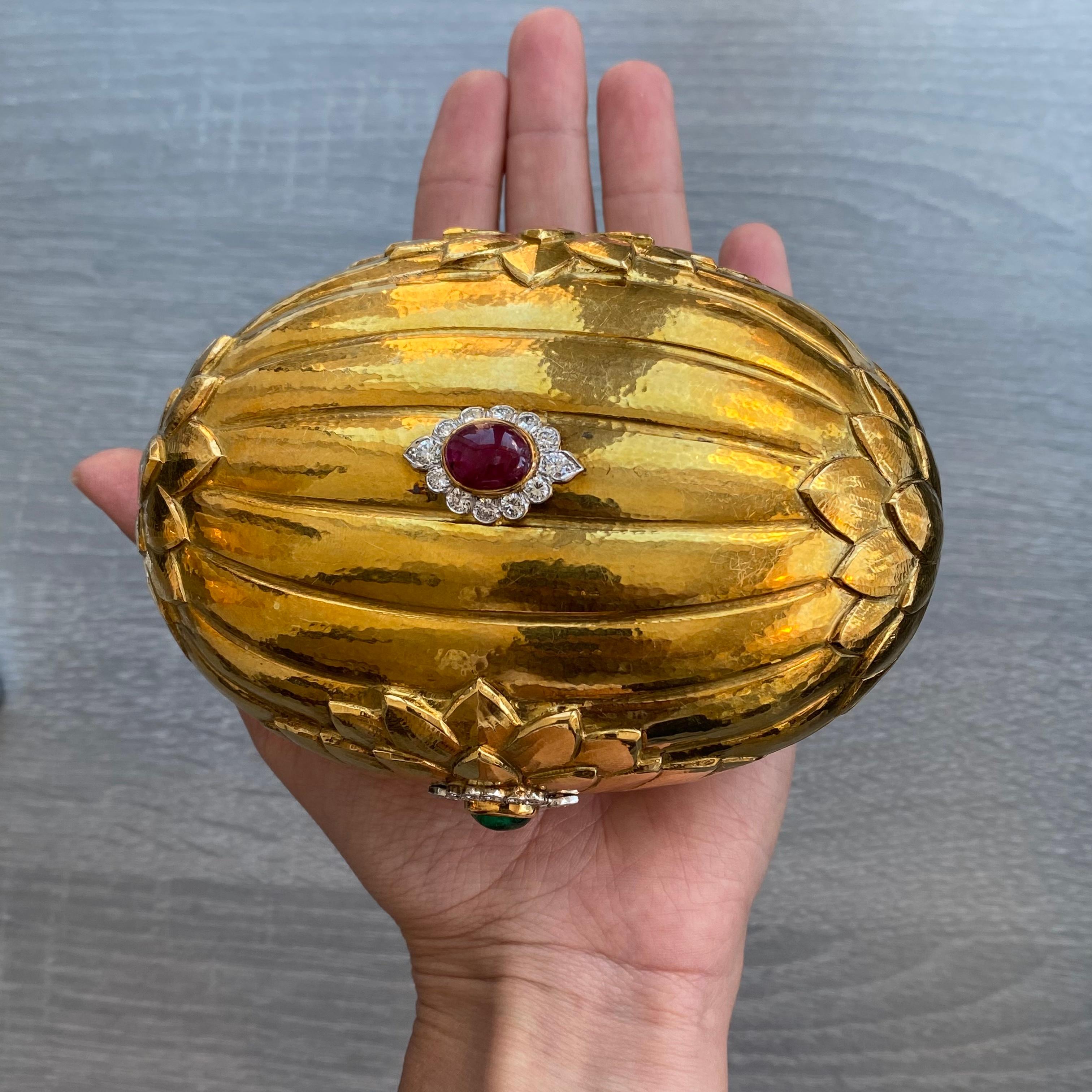 Mutli Pochette en or et pierres précieuses de David Webb Unisexe en vente
