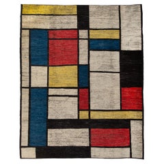 Mutlicolored Zameen Transitional Wool Rug- 12'4" x 14'11"