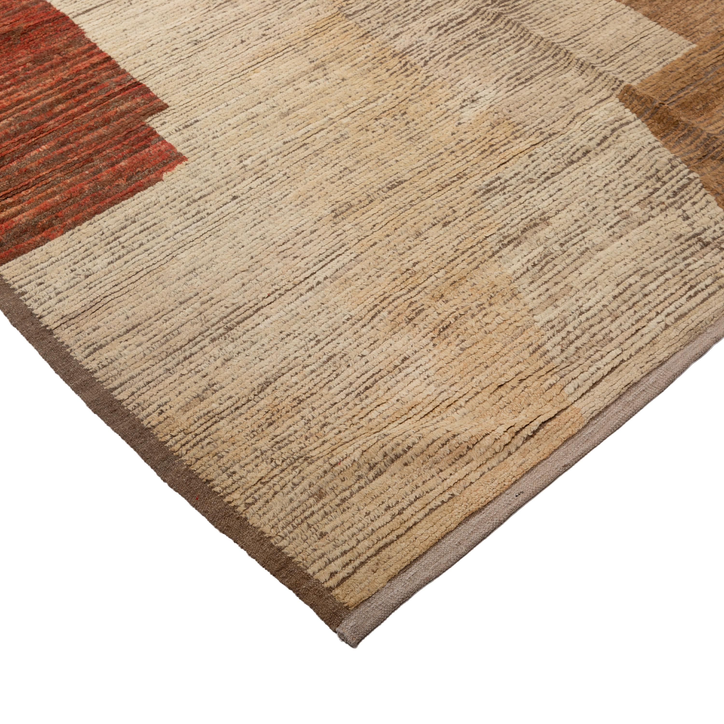 abc carpet Mutlicolored Zameen Transitional Wool Rug- 15' x 20'1