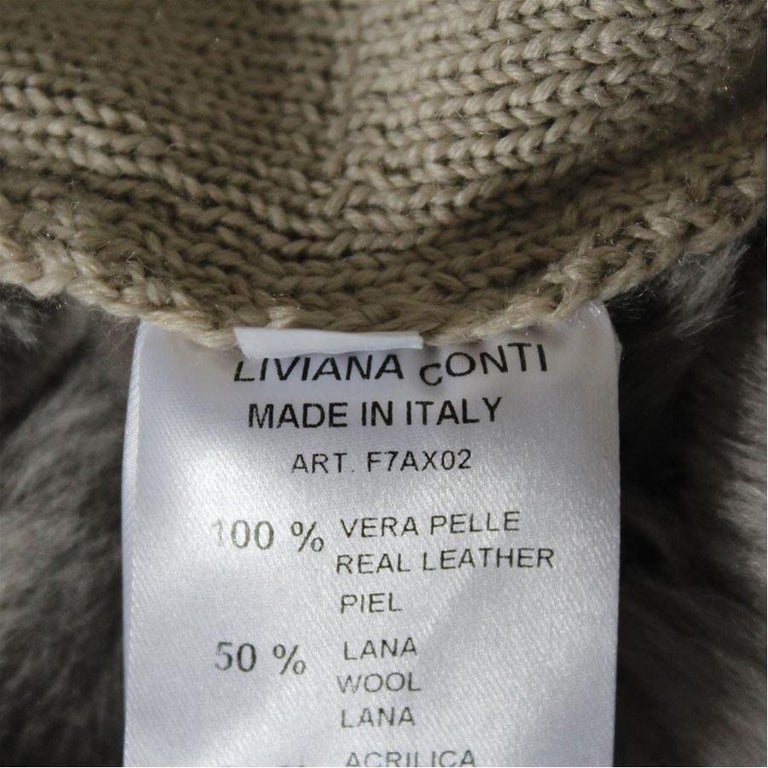 Liviana Conti Mutton coat size 42 For Sale at 1stDibs