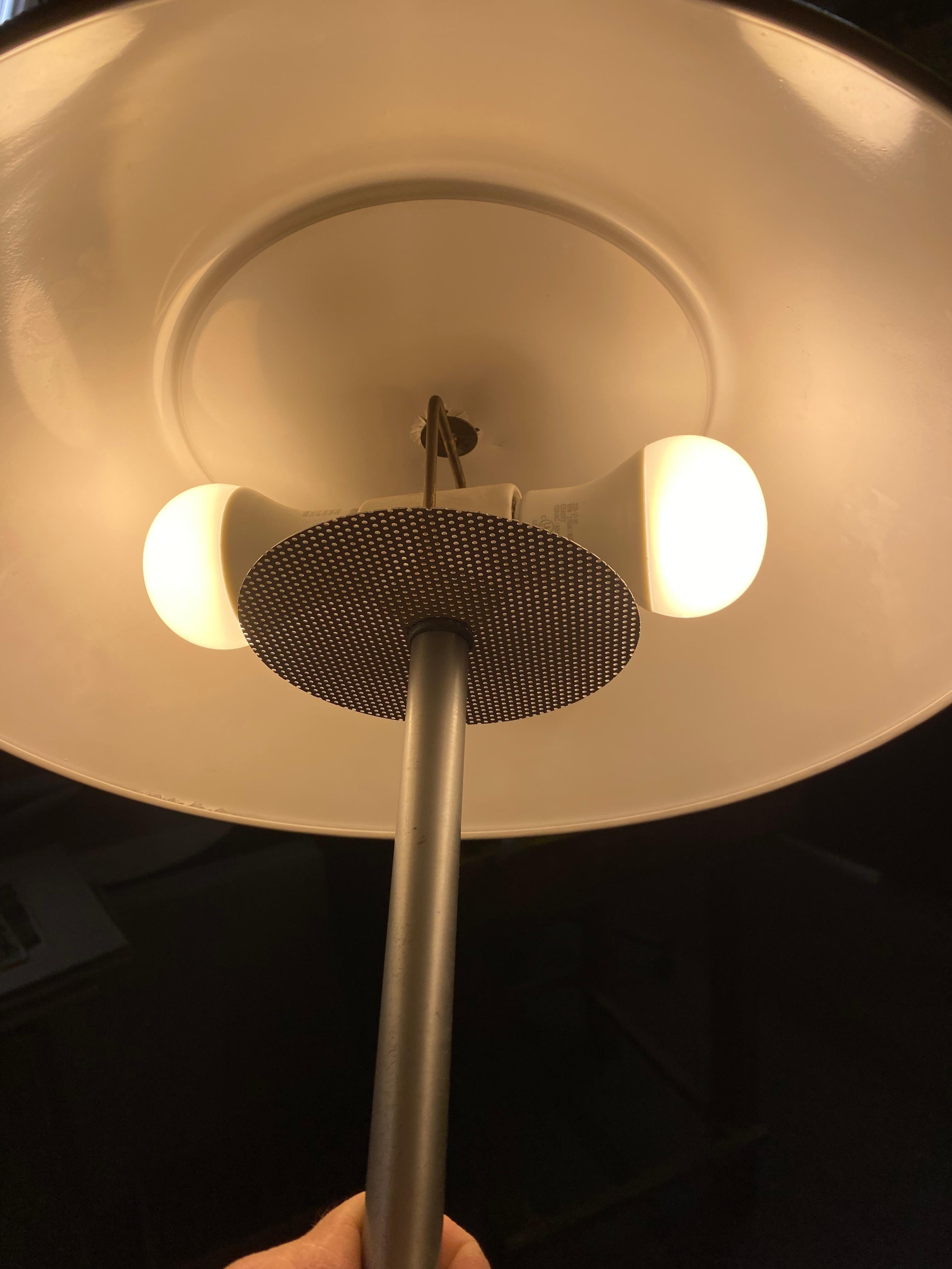 Mutual Sunset Aluminum Machine Age Table Lamp 4