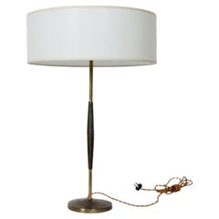 Mutual Sunset Lamp Co. Trim All Brass Table Lamp, Circa 1960