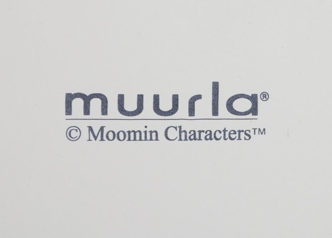 Muurla, Finland. Three enamel mugs with illustrations of Moomins For Sale 2