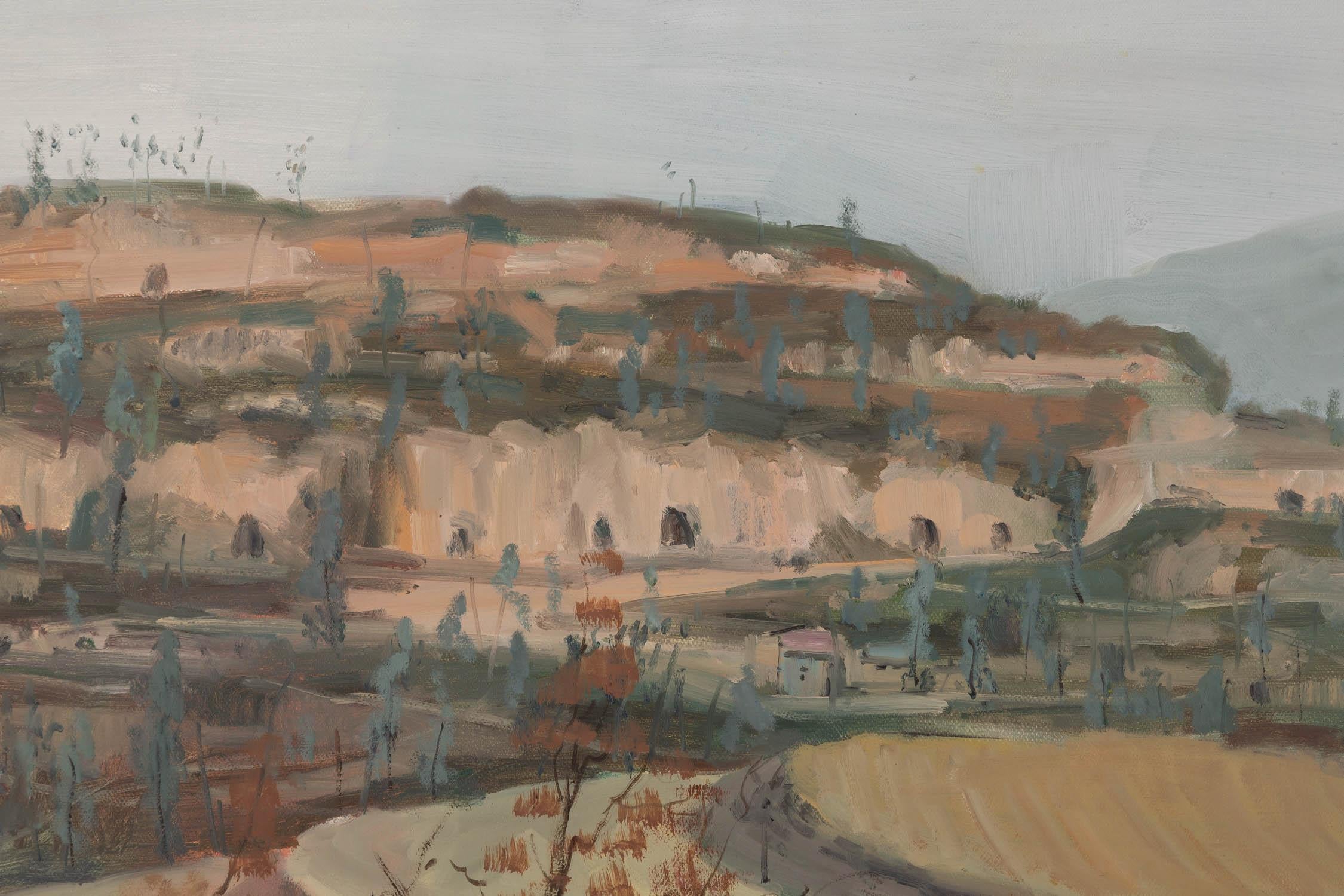 Muzhou Yu Impressionist Original Öl auf Leinwand 