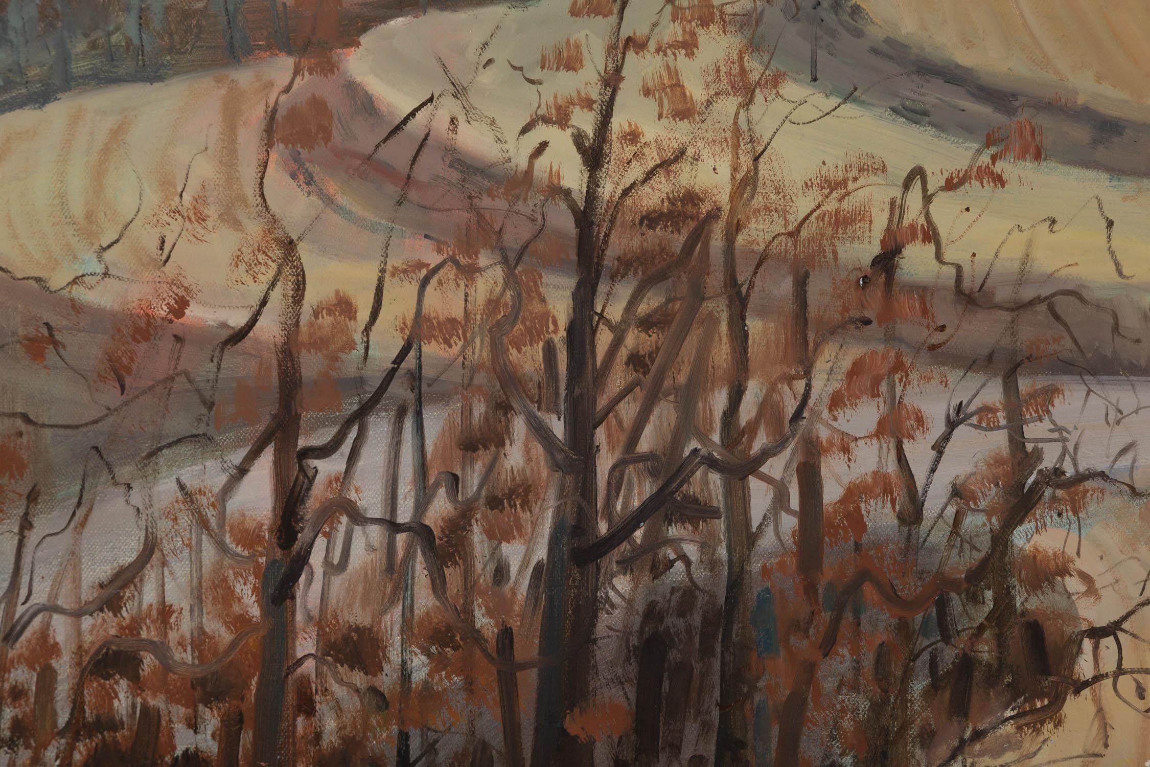 Muzhou Yu Impressionist Original Öl auf Leinwand 
