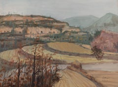 Muzhou Yu Impresionista Óleo Original Sobre Lienzo "Loess Love II"