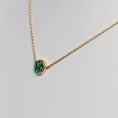 Muzo Emerald Paraiba Tourmaline Pave Pendant Necklace