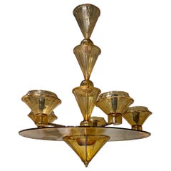 MVM Cappelin Chandelier Murano, circa 1930