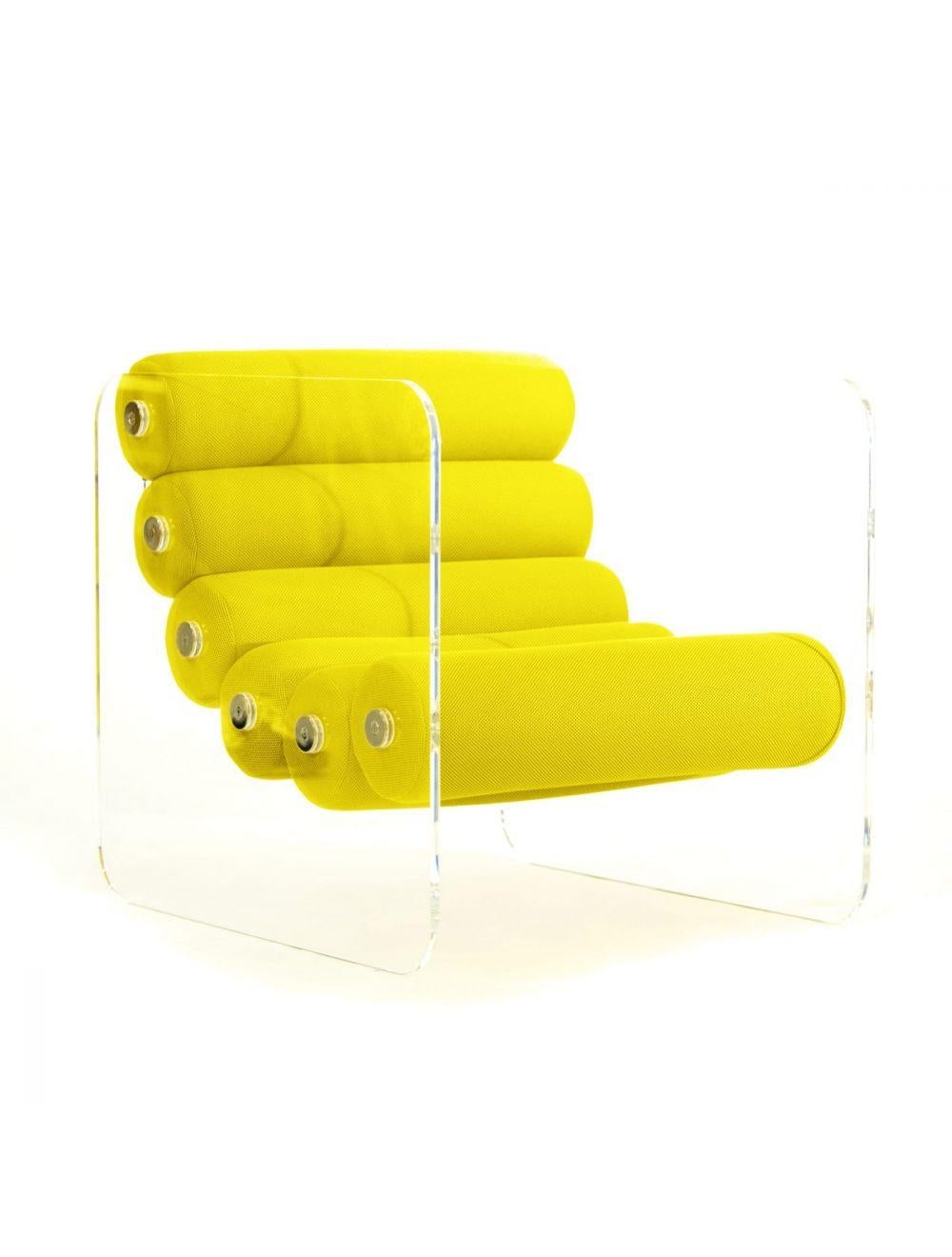 Modern Mw02 design armchair, handmade in France by designer Olivier Santini For Sale