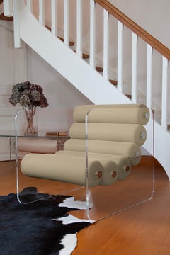 Mw02 design armchair, handmade in France by designer Olivier Santini