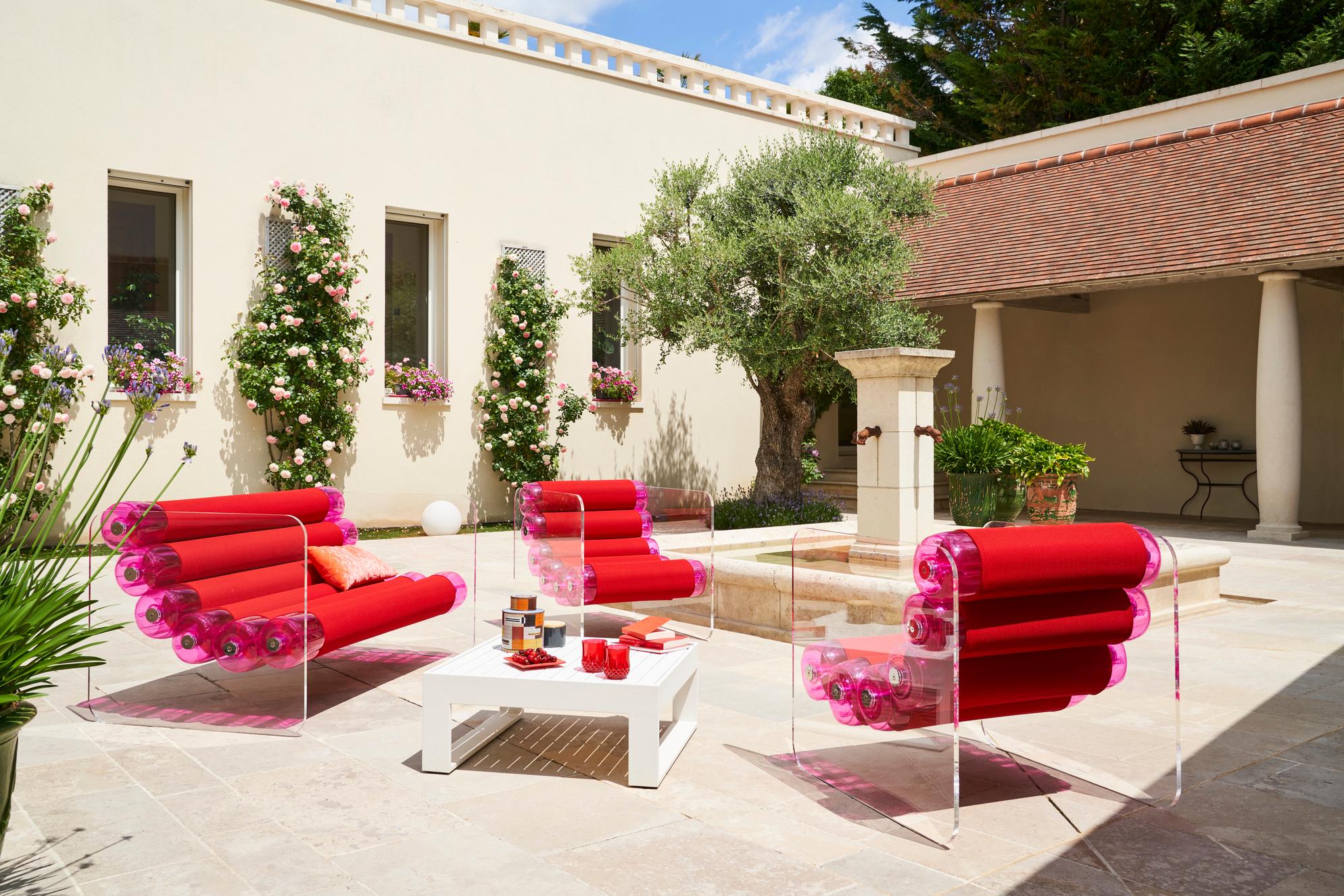 Modern Mw02 design sofa, handmade in France by designer Olivier Santini For Sale