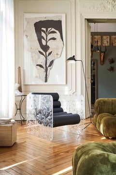 Mw02 "Plume" design armchair, handmade in France by designer Olivier Santini