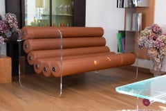 MW02 sofa in Bauhaus style With altuglass panels designed by Olivier Santini.