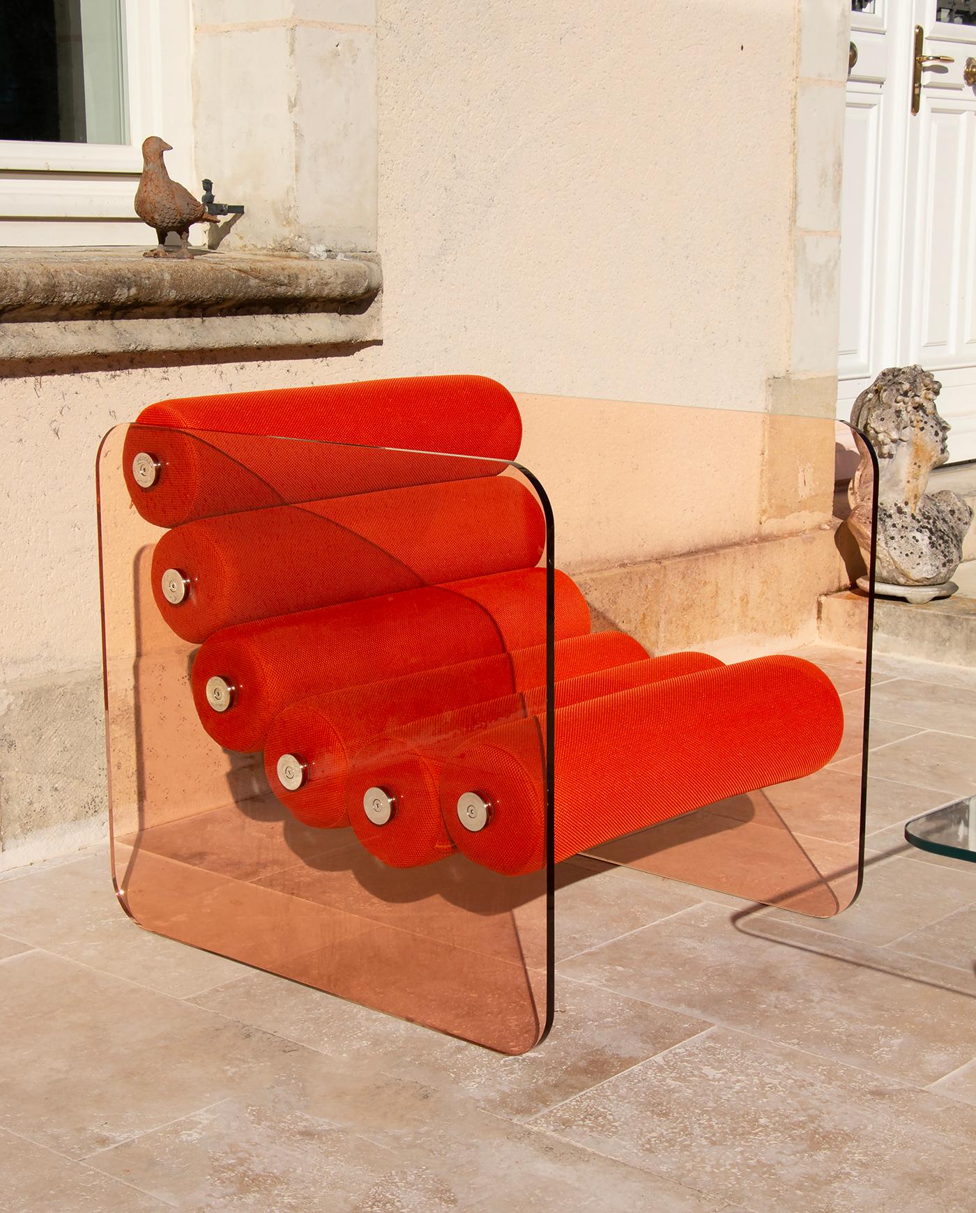 MW02 con paneles de bronce y espuma para exteriores de MW Muebles de diseño. Francés en venta