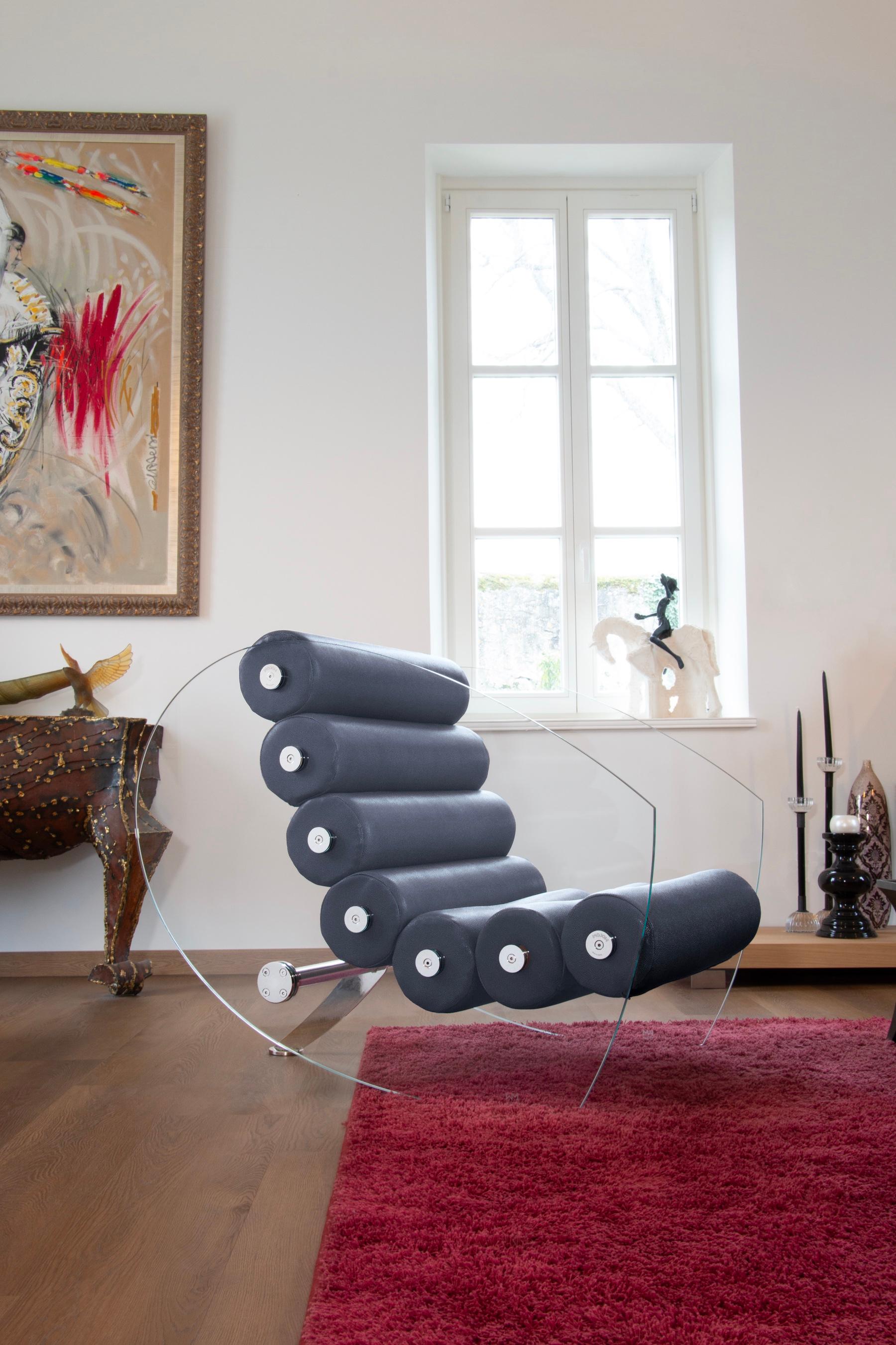 Fauteuil MW05 de style moderne et contemporain, conçu par Olivier Santini. en vente 5