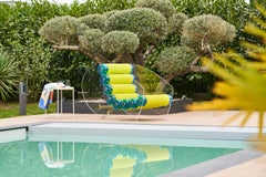 Mw05 design armchair, handmade in France, designed by Olivier Santini