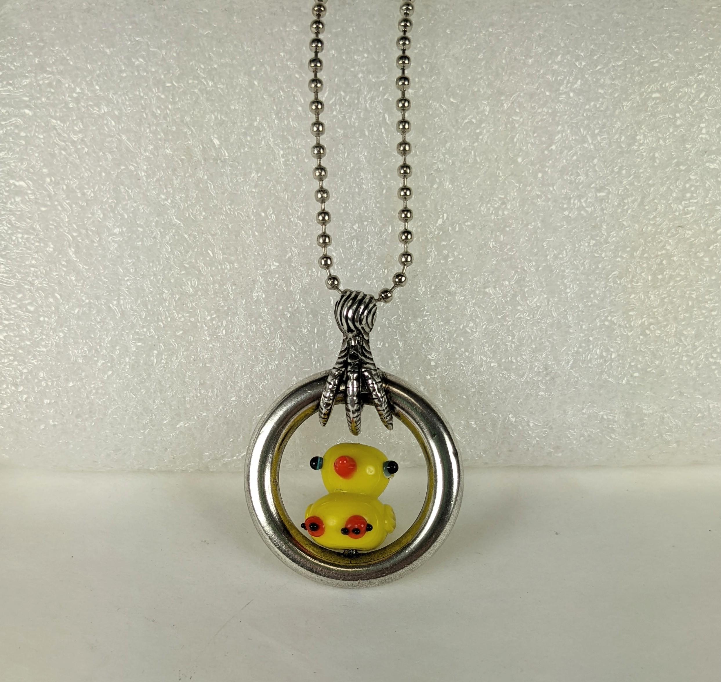 Women's or Men's MWLC Surreal Monsters Duckie Pendant For Sale
