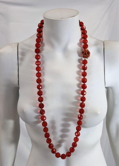 MWLC Zinnia Poured Glass Long Quartz Beads