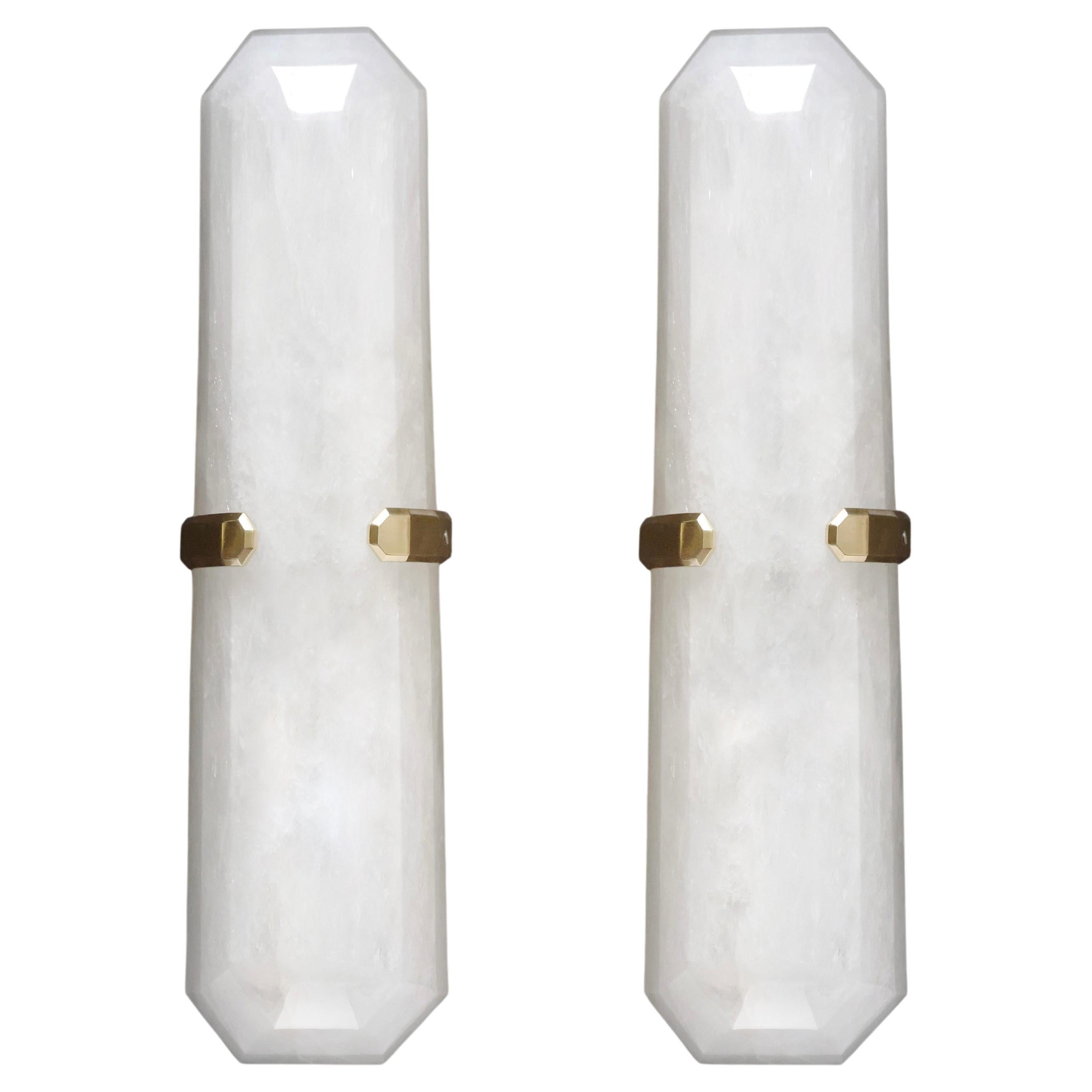 MWR17 Rock Crystal Sconces By Phoenix