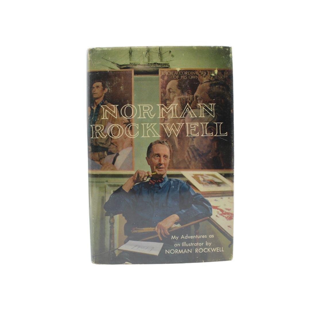Rockwell, Norman. Norman Rockwell: My Adventures as an Illustrator. Garden City, NY: Doubleday and Co., 1960. Stated first edition. Signed by Rockwell. In the original dust jacket and black cloth boards, with brown and gilt titles to the front and