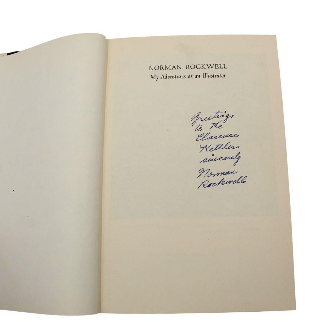 Paper My Adventures as an Illustrator, Signed by Norman Rockwell, First Edition, 1960