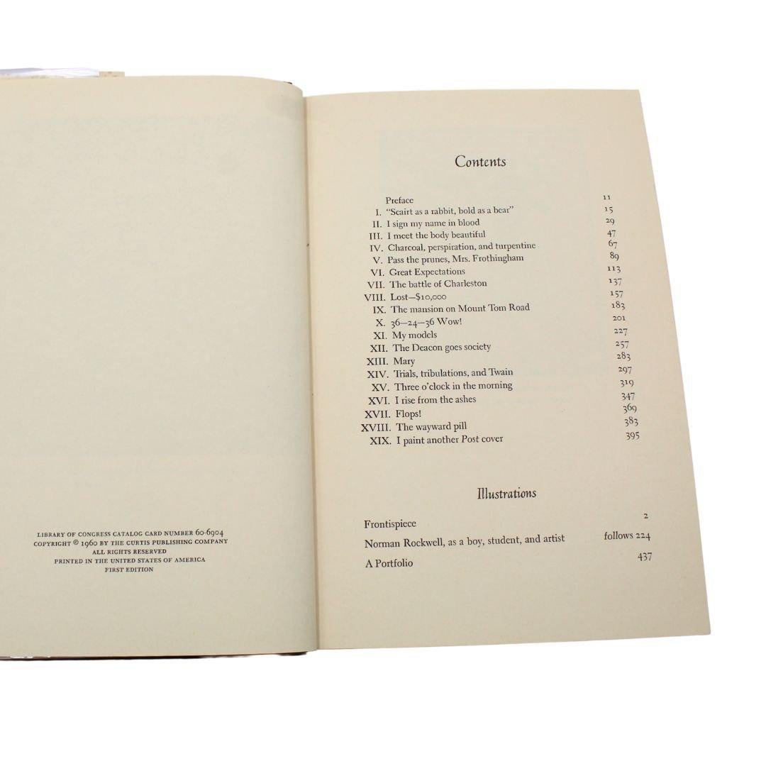 My Adventures as an Illustrator, Signed by Norman Rockwell, First Edition, 1960 2