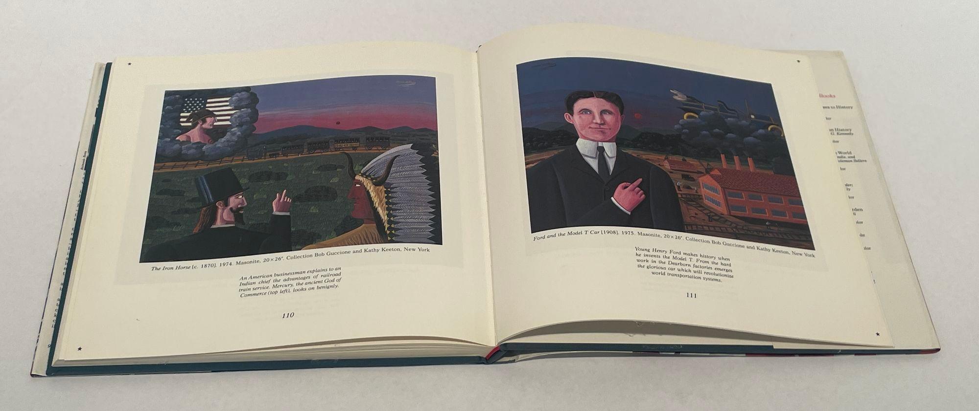 My America: Paintings and Comments by Oscar De Mejo 1983 Hardcover For Sale 3