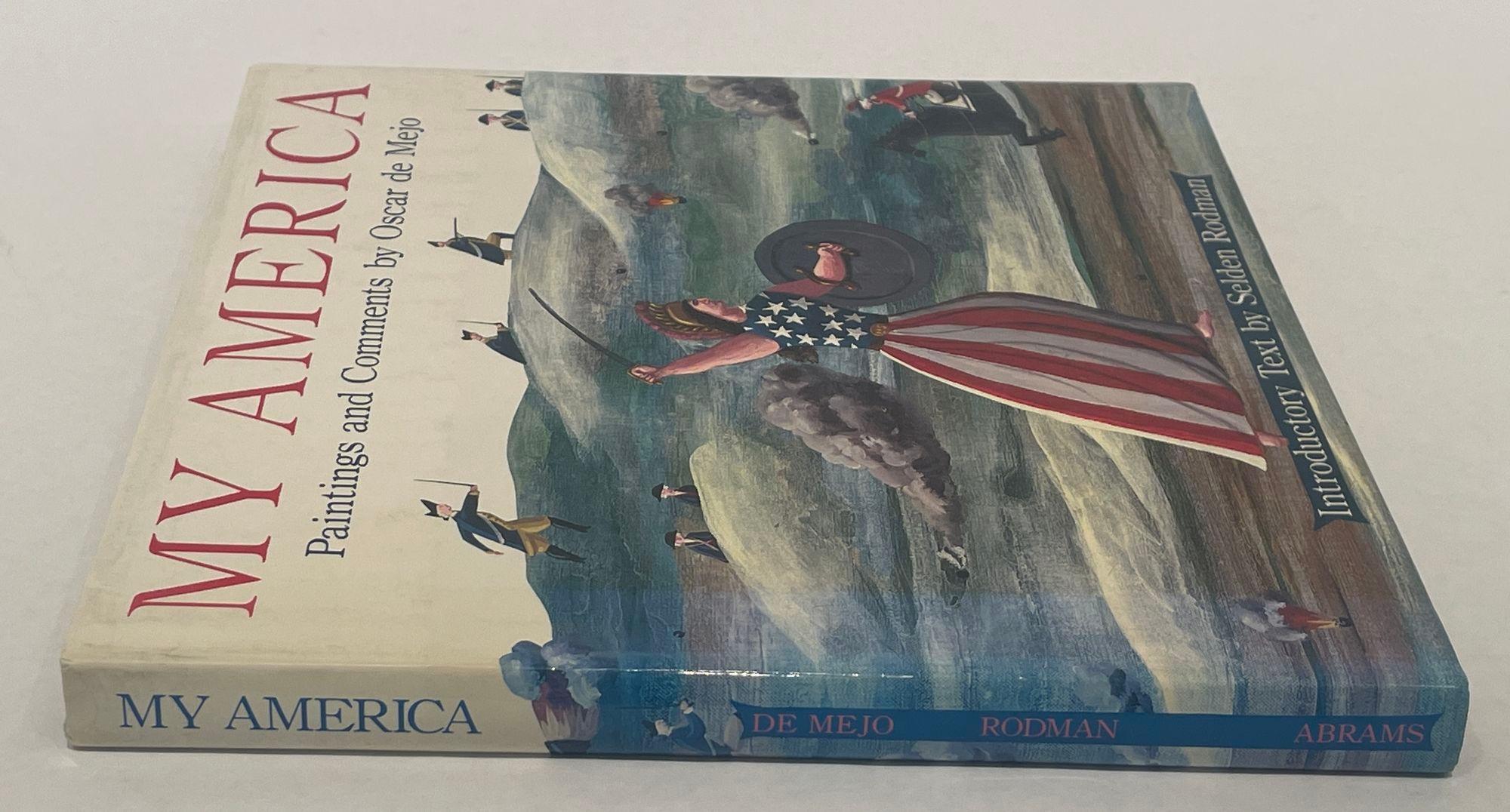 Expressionist My America: Paintings and Comments by Oscar De Mejo 1983 Hardcover For Sale