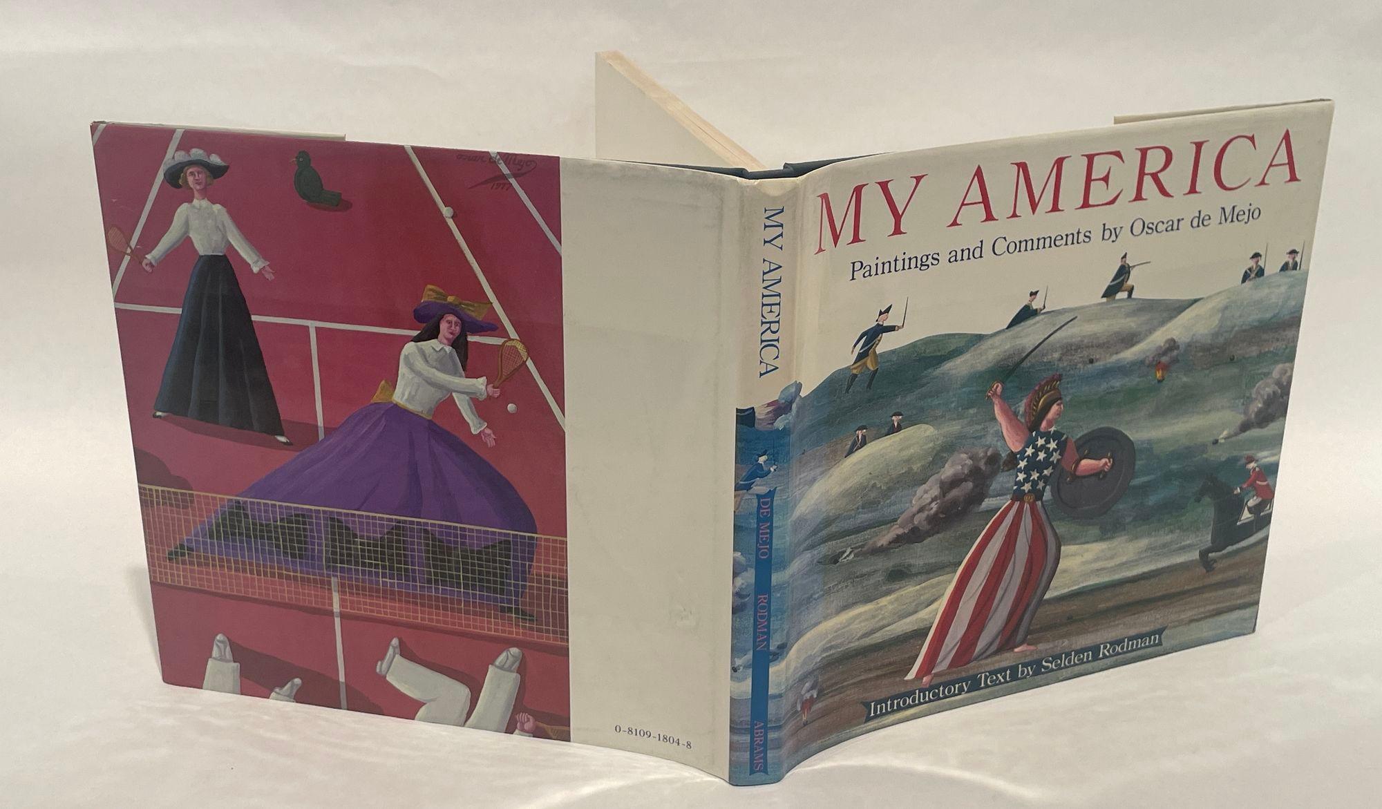 My America: Paintings and Comments by Oscar De Mejo 1983 Hardcover In Good Condition For Sale In North Hollywood, CA