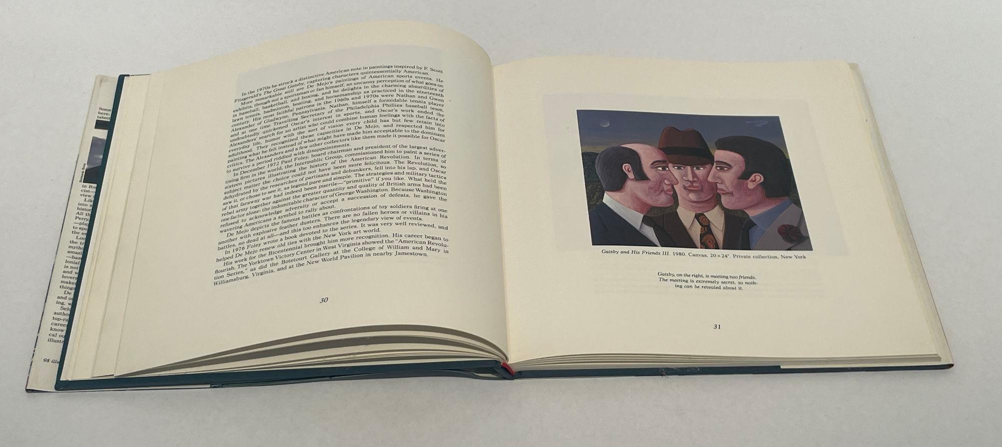 My America: Paintings and Comments by Oscar De Mejo 1983 Hardcover For Sale 1