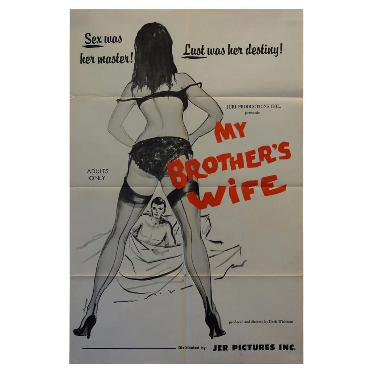 My Brothers Wife, Unframed Poster, 1966 For Sale at 1stDibs