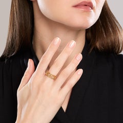 My DIOR ring in rose gold and diamonds