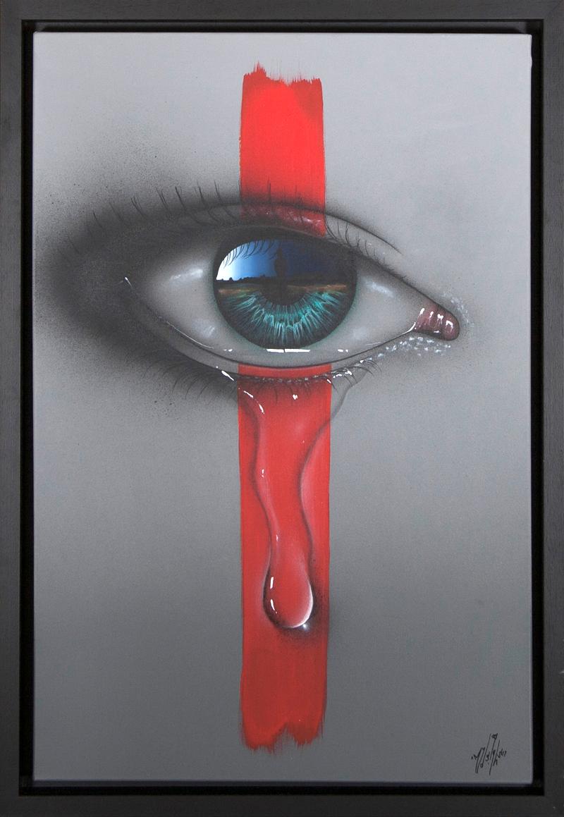 My Dog Sighs Portrait Painting - Painted Tears