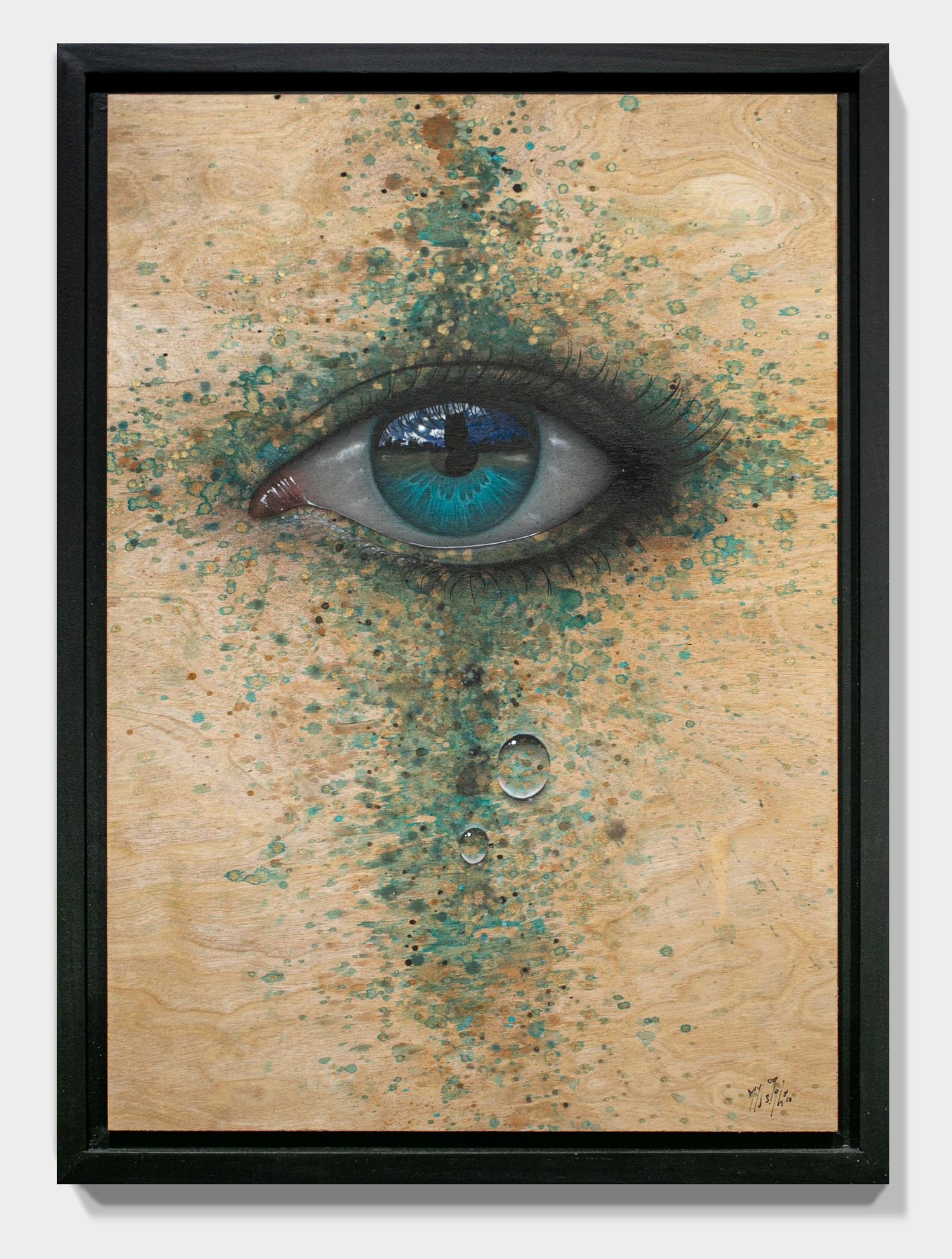My Dog Sighs So This Is It Eye Painting Realistic Realism
