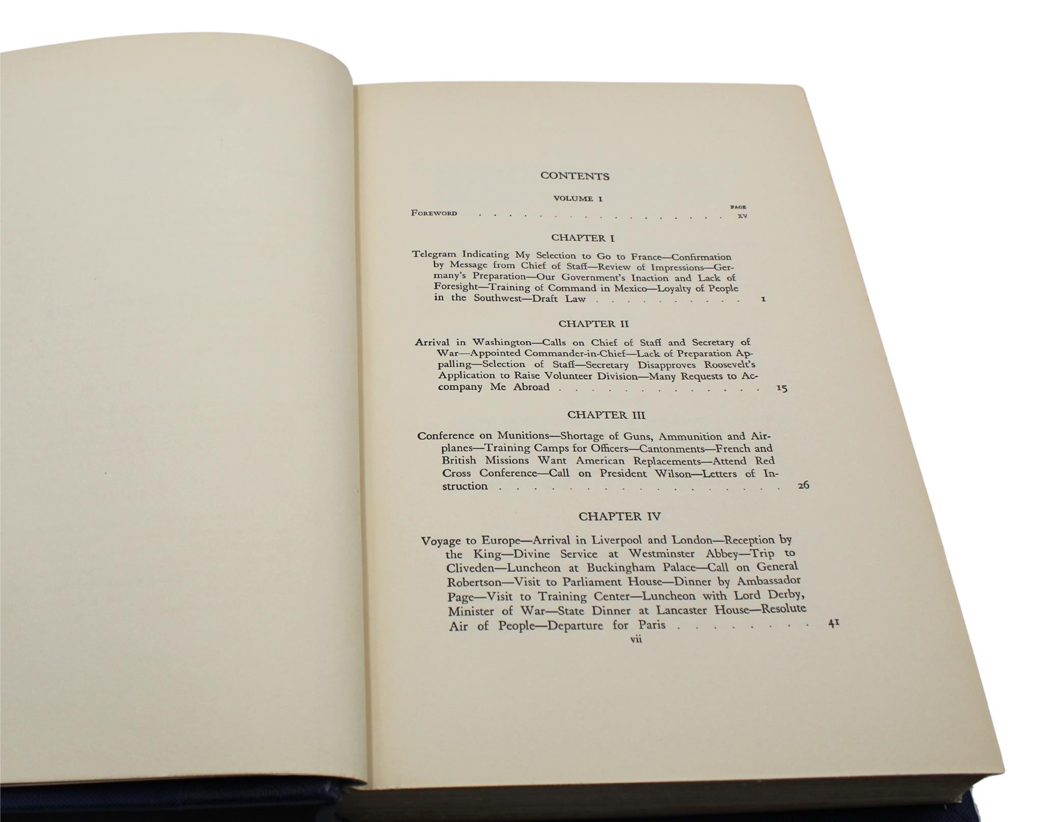 My Experiences in the World War, von John Pershing, Erstausgabe, zwei Bände, 1931 im Angebot 2