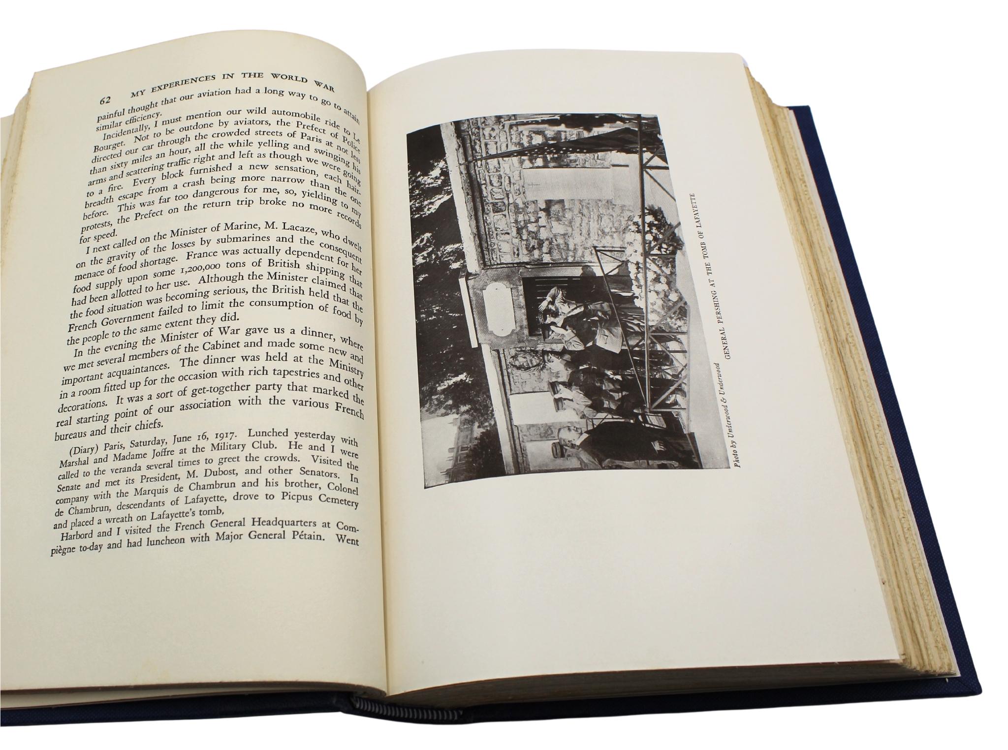 My Experiences in the World War, von John Pershing, Erstausgabe, zwei Bände, 1931 im Angebot 3