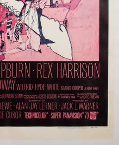 'My Fair Lady' 1964 US 1 Sheet Film Poster, Peak