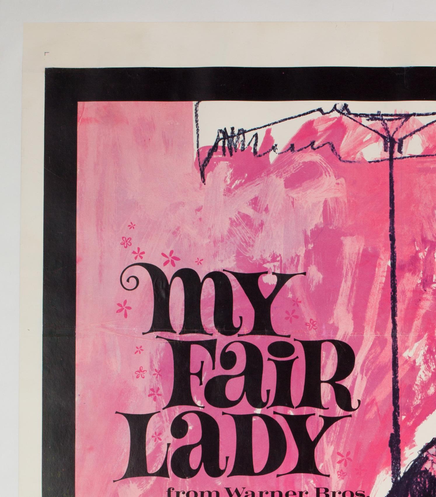 American 'My Fair Lady' 1964 US 1 Sheet Film Poster, Peak For Sale