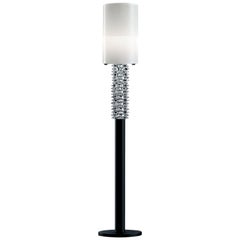 My Marylin 6999 Floor Lamp in Glass with Black Finish, by Giorgia Brusemini