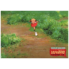 Vintage My Neighbor Totoro 1988 Japanese Scene Card