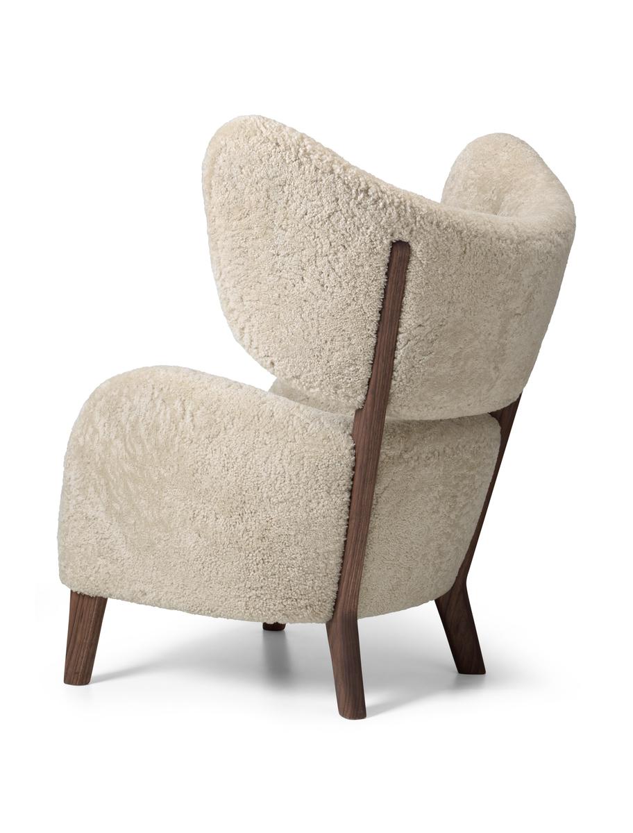 Lituanien Chaise longue My Own Chair - Peau de mouton clair de lune/noyer par Flemming Lassen pour Audo en vente