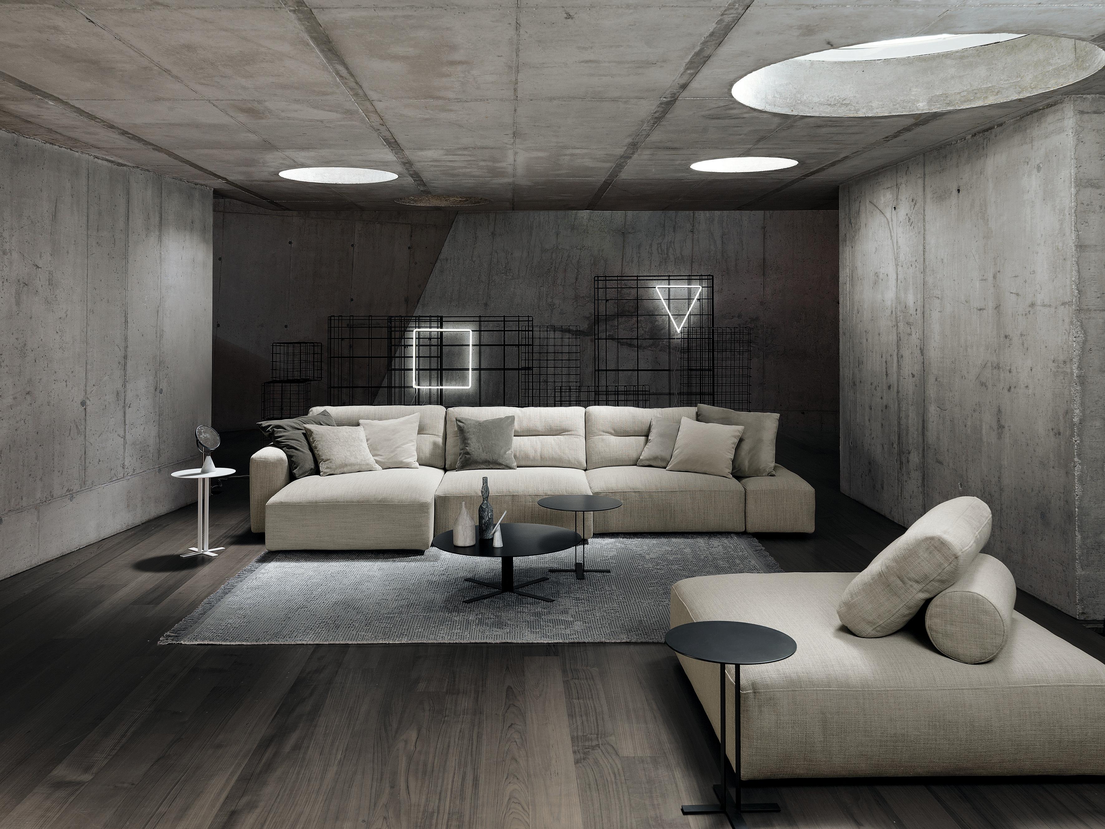 XXI secolo e contemporaneo Divano componibile My Taos in tappezzeria Grey Seventy con ruote di Sergio Bicego in vendita