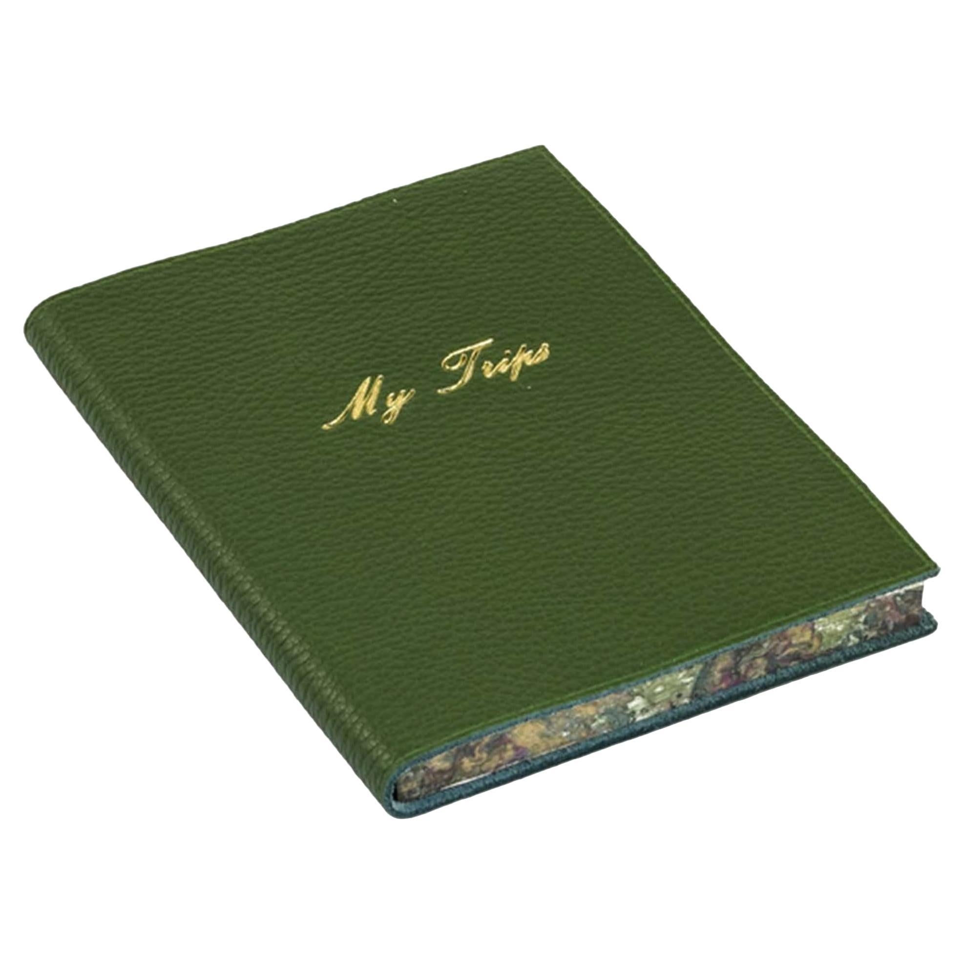 My Trips Set of 2 Green Journals For Sale
