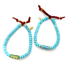 My turquoise twin set bracelets