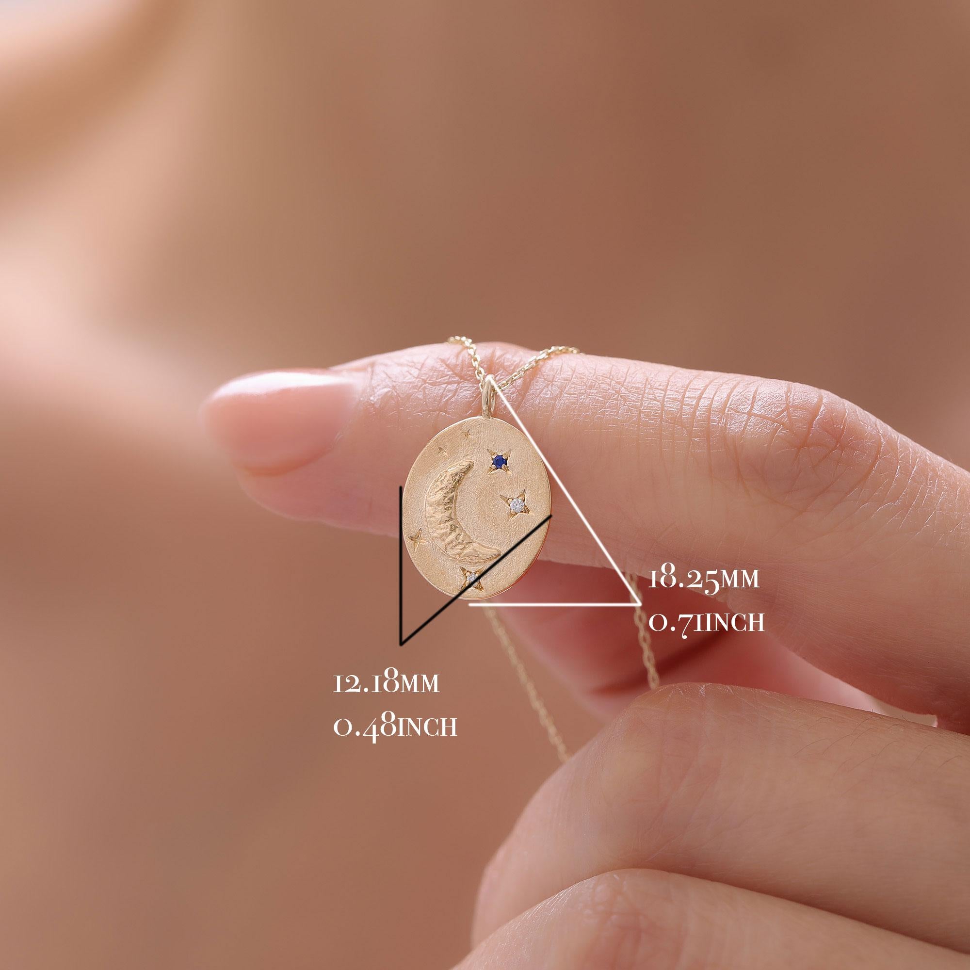 My Universe Diamond To Moon And Back Halskette im Angebot 3