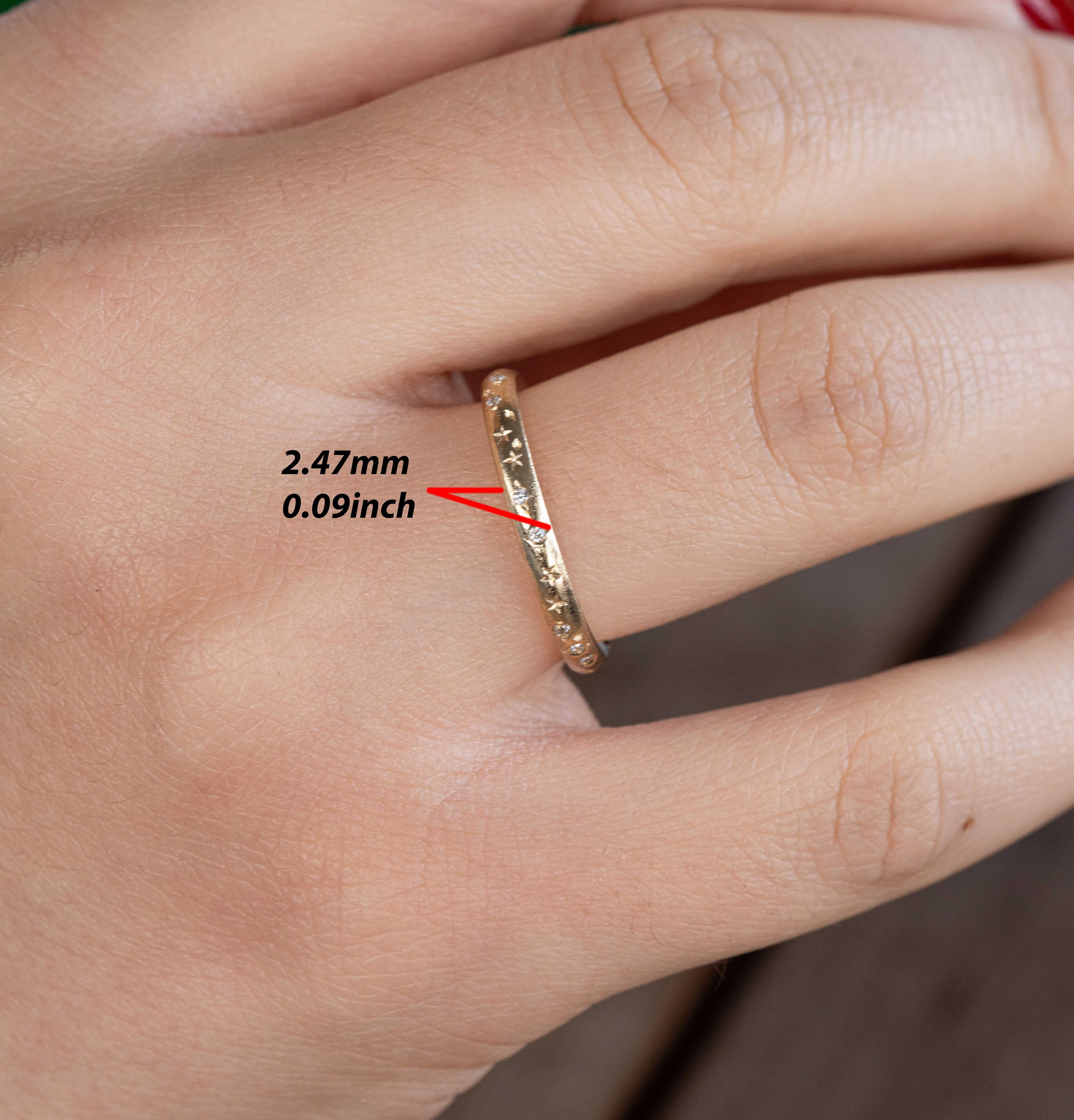 For Sale:  ‘My Universe’ Diamond Wedding Band 4