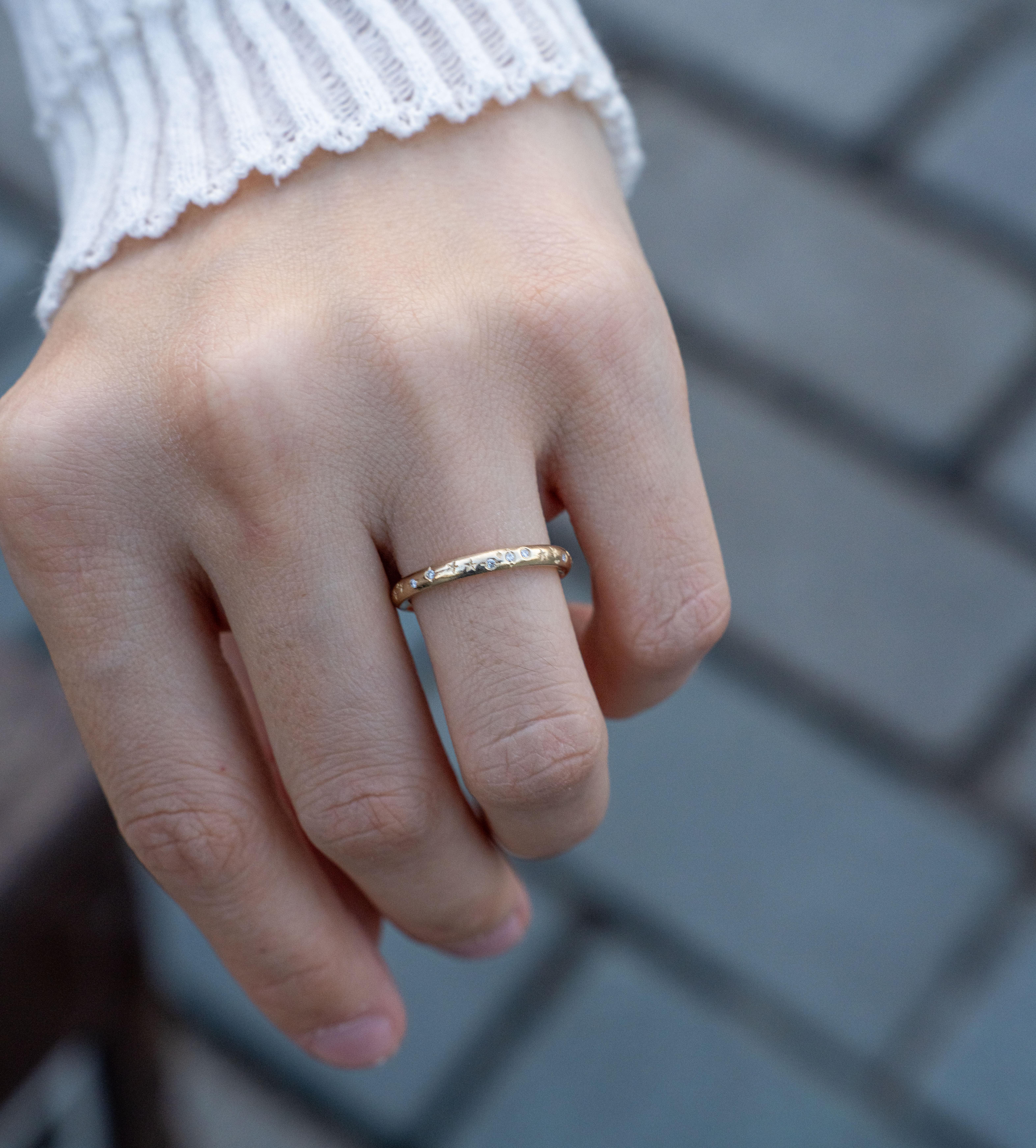 For Sale:  ‘My Universe’ Diamond Wedding Band 6