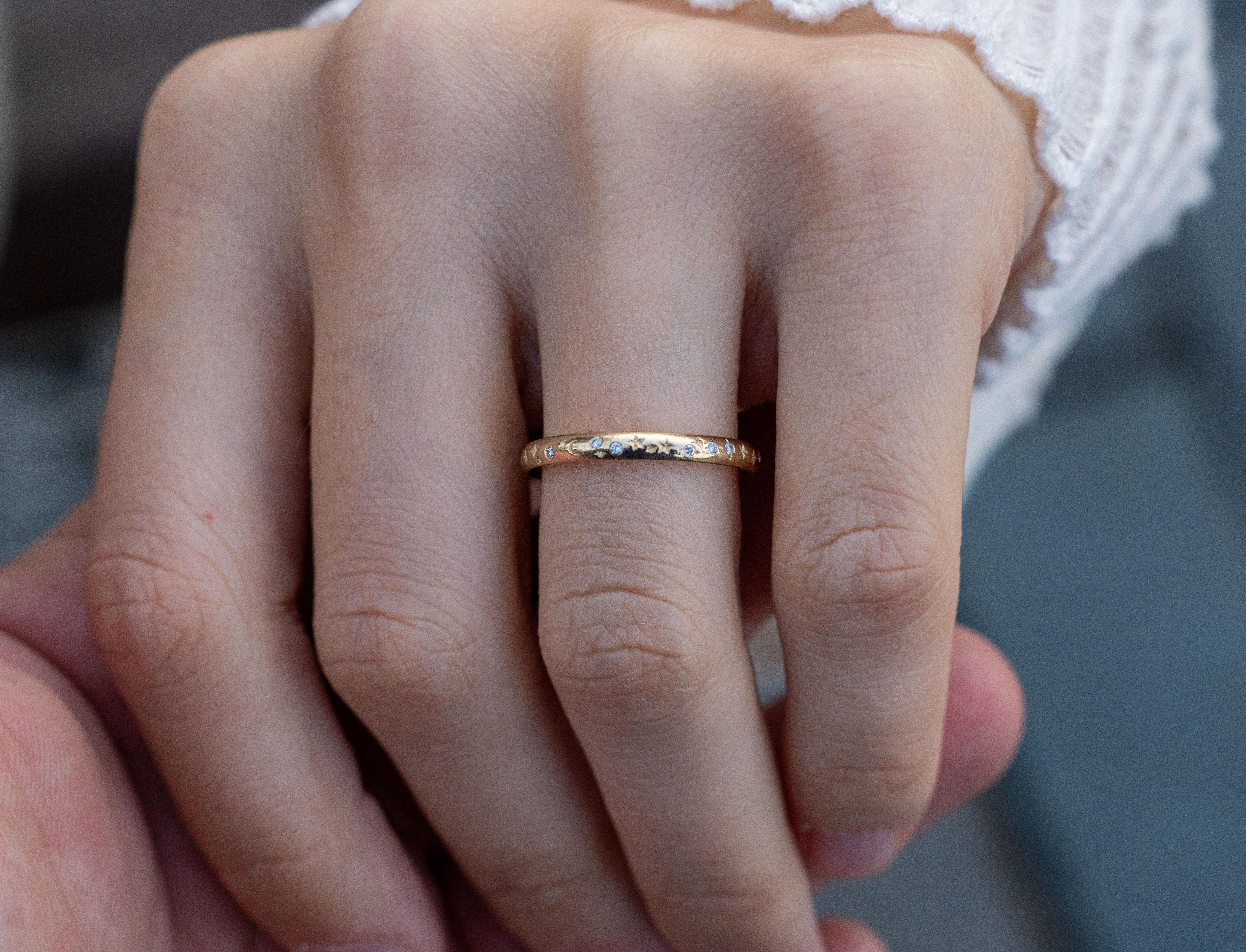 For Sale:  ‘My Universe’ Diamond Wedding Band 7