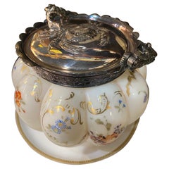 My Washington Crown Milano Sweetmeat/ Biscuit Basket. Signed on Inside of Lid