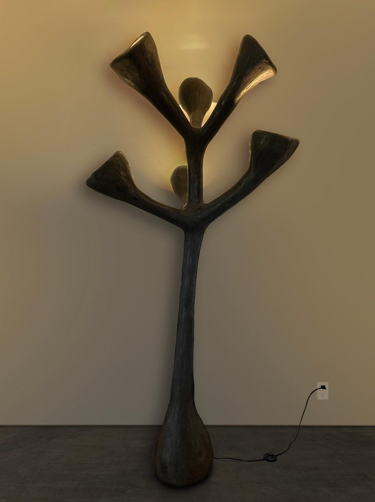 Mycelium 2023, Functional Sculpture/Floor Lamp, Alexey Krupinin For